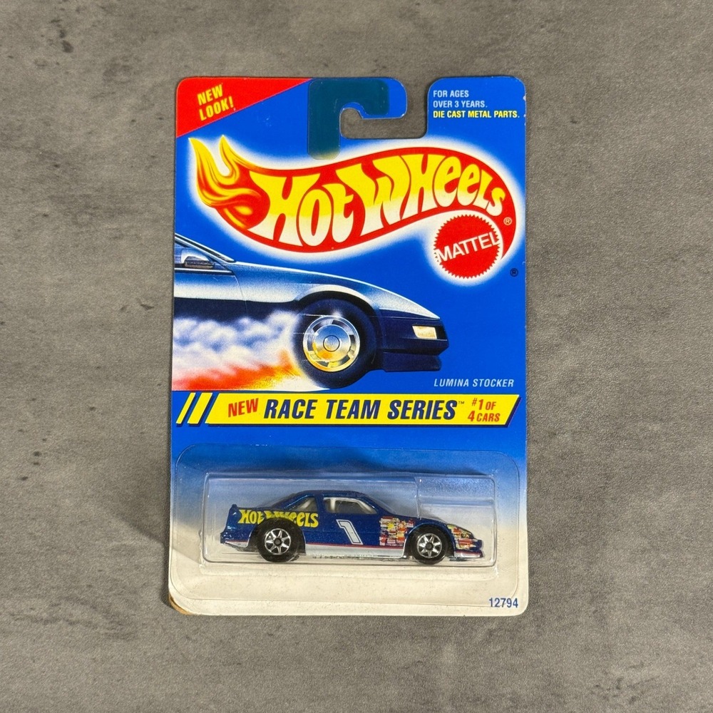 Hot Wheels Lumina Stocker 1994 Race Team Series Blue Collector 275 #12794 NEW